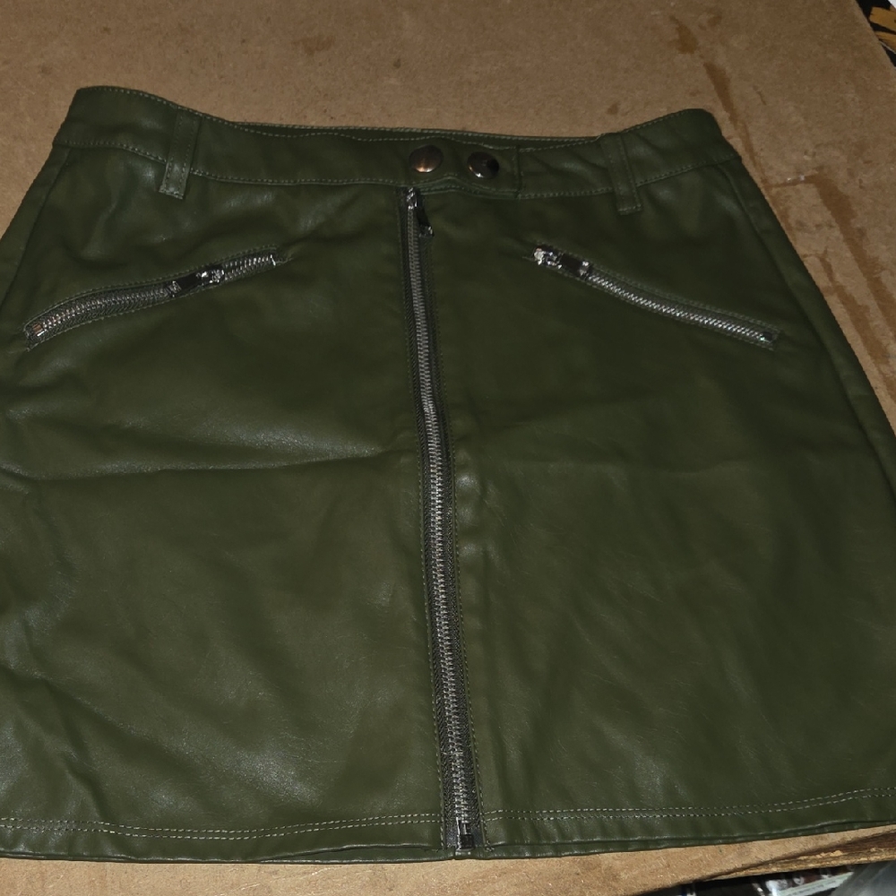 Wild Fable Dark Green Mini Skirt